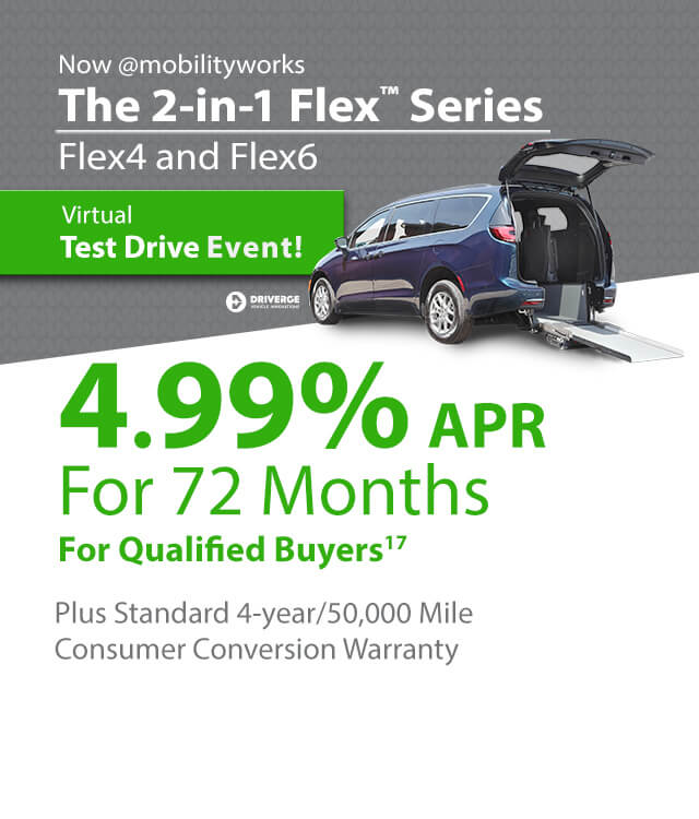 New at MobilityWorks - The 2-in-1 Flex Series - Flex4 and Flex6