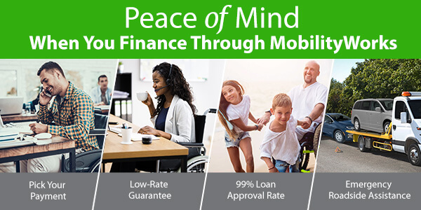 Peace of mind when you finance through MobilityWorks