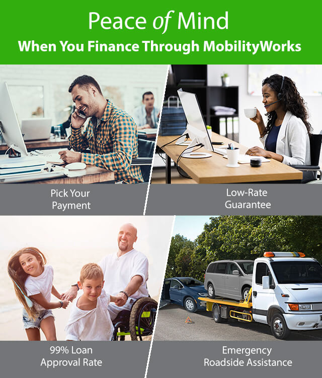 Get Peace of Mind when you finance through MobilityWorks