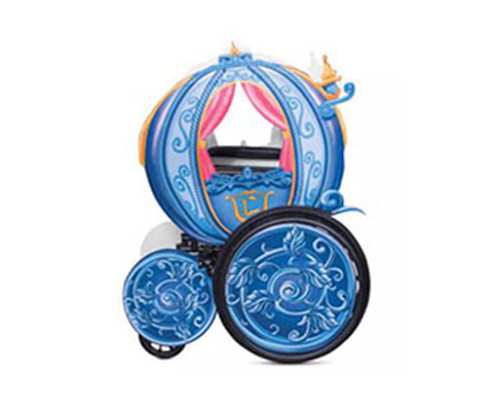 Cinderella's coach wheelchair cover set