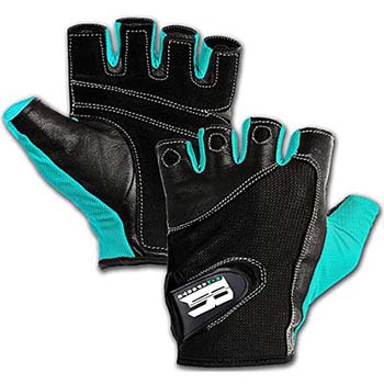 RIMSports Guantes de entrenamiento en verde azulado