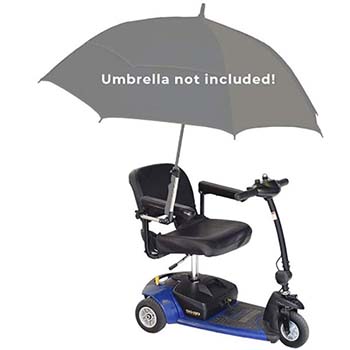 AlveyTech Universal Grip Umbrella Holder for Mobility Scooters, Power Chairs, & Wheelchairs