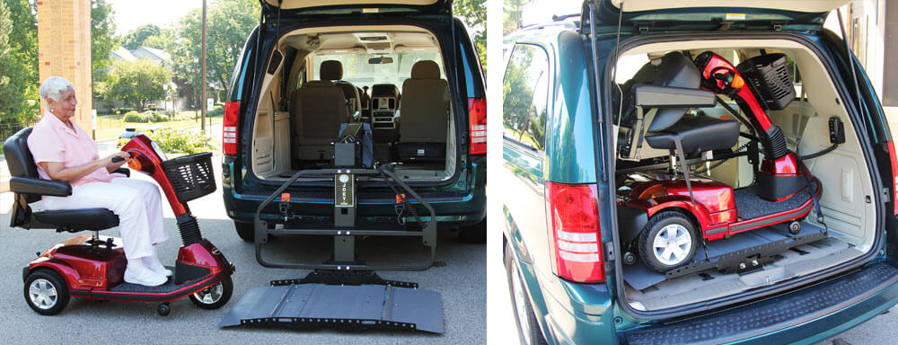Elevadores de sillas de ruedas para furgonetas, coches, camiones y SUV