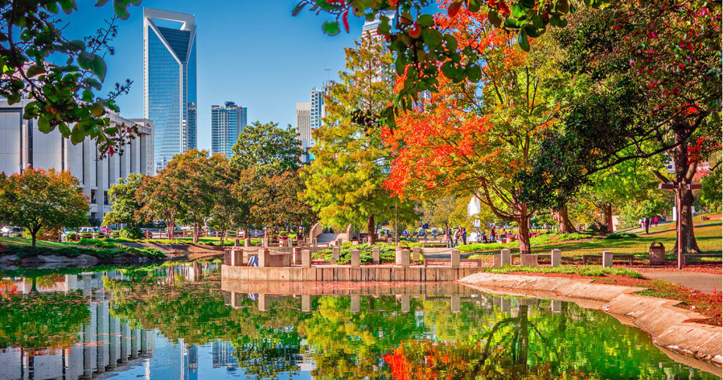 charlotte to california