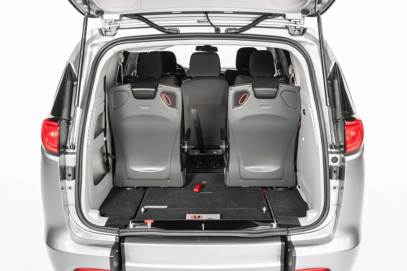 Driverge Rear Entry with Flex Flat ramp folded flat