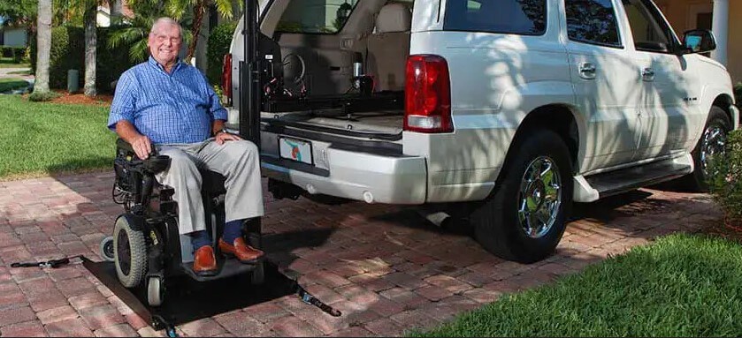 electric wheelchair van